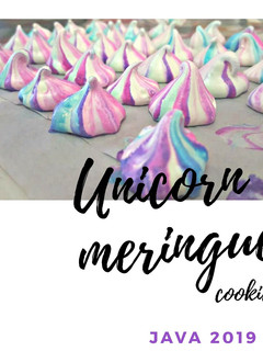 Foto resep Unicorn Meringue Cookies