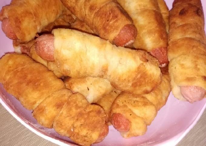 Сосиски В Тесте Рецепт С Фото Жареные