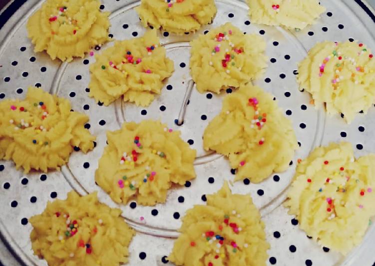 Resep Kue Semprit 3 Bahan Dgn Tutup Botol Takaran Sendok Yang Nikmat