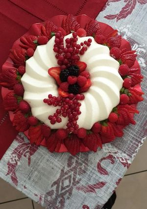 Foto di Panna cotta ai frutti di bosco
