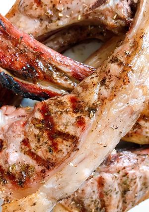 A picture of Grilled Lamb Chops with Herbes de Provence.