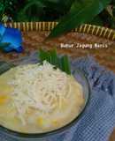 Bubur Jagung Manis Crunchy Topping Keju