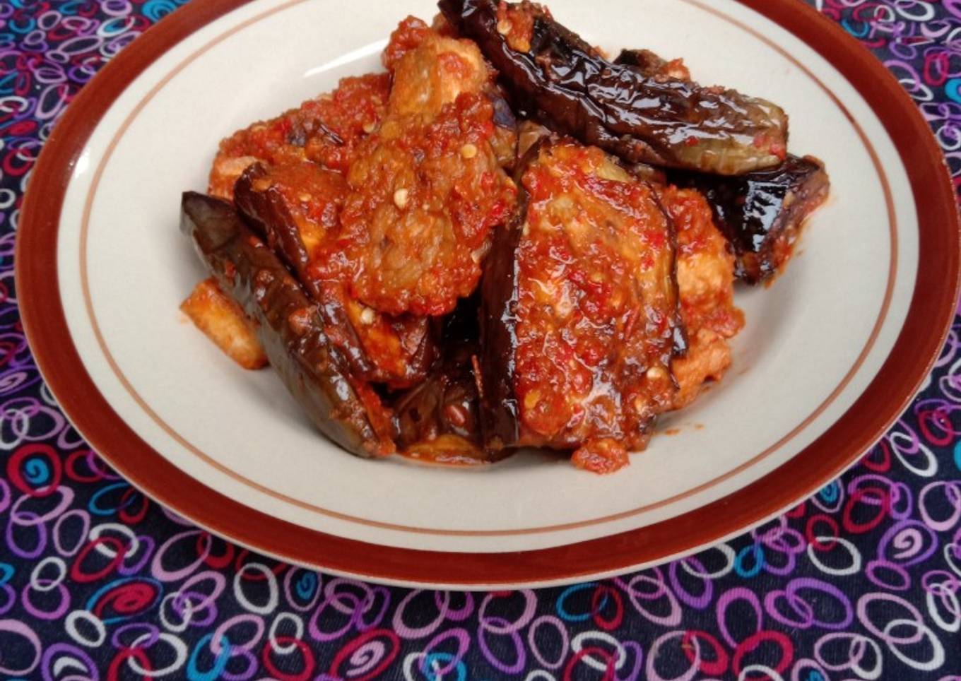 Balado Terong Tahu Tempe