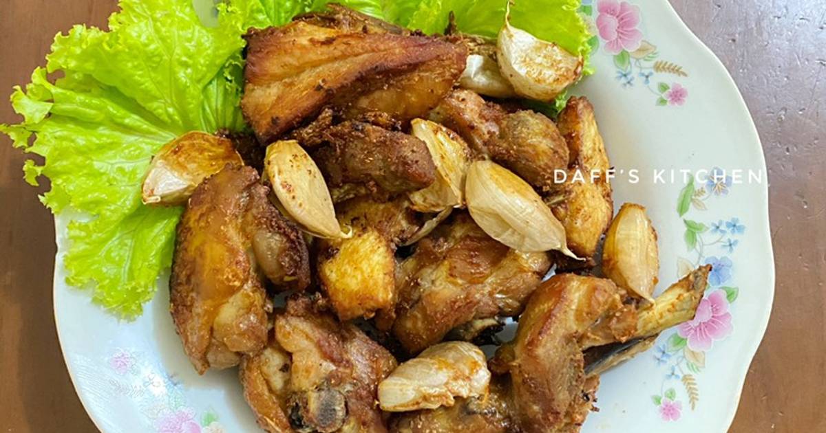 Resep Ayam Goreng Bawang Putih🍗 Oleh Anggela Ayik - Cookpad