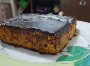 Foto de Bolo de cenoura integral com descarte de levain zero lactose