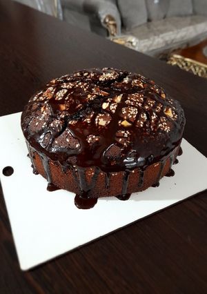 عکسی از دستور کیک شکلاتی