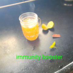 A picture of Kadha(immunity booster).