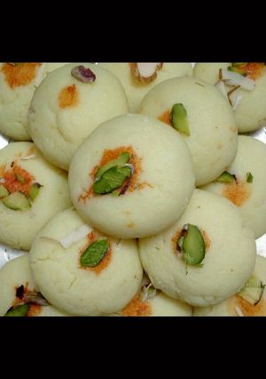 A picture of Kesari peda.