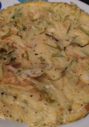 Una foto de Tortilla de ajetes