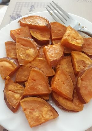 Olívaolajban sült batáta recept fotója