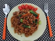 Gambar bakmie vegetarian