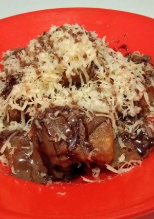 Foto resep 035. Pisang Coklat Keju
