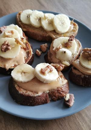 Une photo de Pain perdu banane