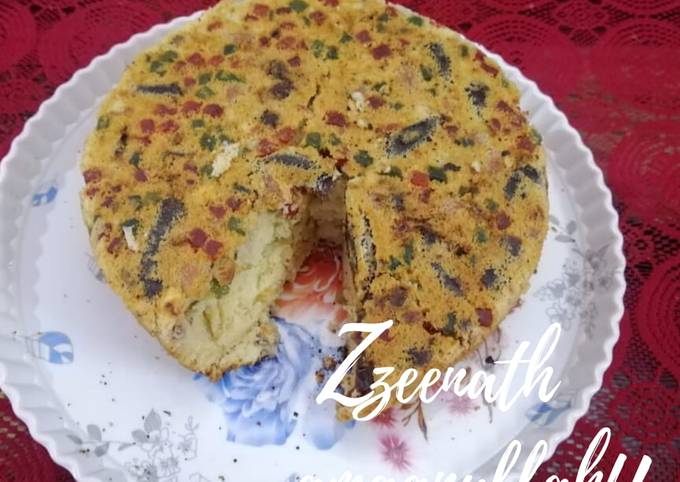 Simple Way to Prepare Homemade Tutti Fruiti and Nut Cake