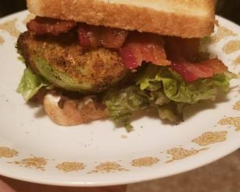 Update, Prepare Recipe Fried Green Tomato BLT Sandwiches  Sliders Practical Delicious