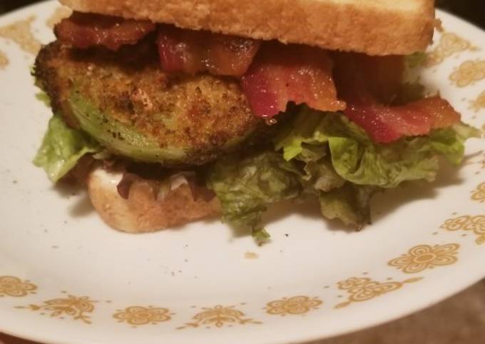 How to Make Super Quick Homemade Fried Green Tomato BLT Sandwiches &amp; Sliders