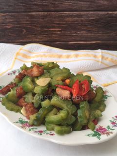 Foto resep Tumis Pare Saus Tiram dengan Ayam Tepung
