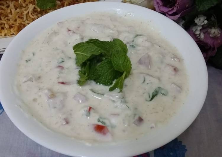 Recipe of Super Quick Homemade Tomato Onion Raita