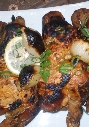 صورة لوصفة دجاج محشي محمر