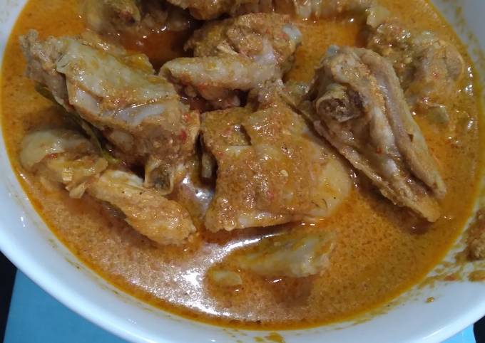 Resep Gulai Ayam Kampung Dengan Bumbu Pemasak Khas Padang🥰 Oleh Yessy