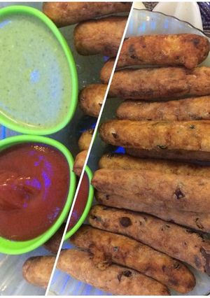 A picture of Veg Sausages.