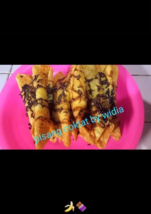 Foto resep Pisang Coklat Simple