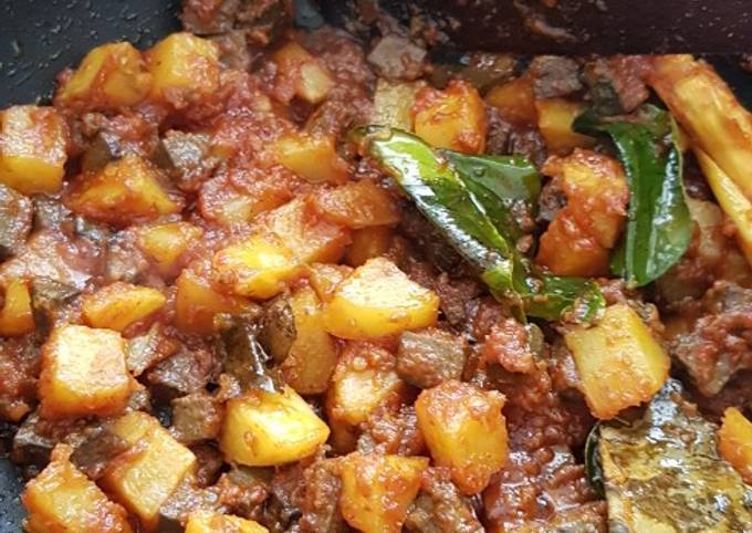 Resep Sambal goreng kentang dan hati sapi Anti Gagal