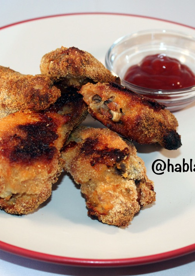 Una foto de Alitas de pollo crujientes al horno
