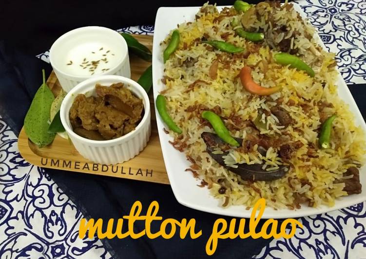 Easiest Way to Prepare Award-winning Mutton pulao