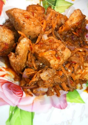 A picture of Spicy tofu.