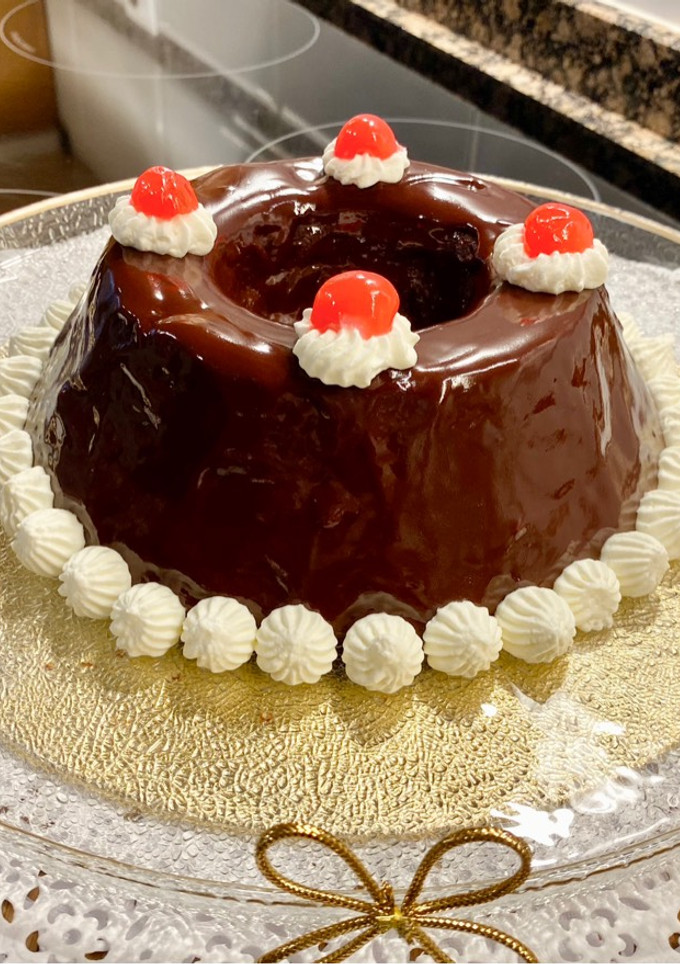 Una foto de Pastel de chocolate “sin harina” (Chocolate cake “without flour”)