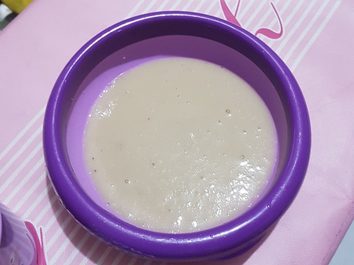 Ini dia! Cara gampang memasak Resep Mpasi 6m+ Bubur Tepung Beras Putih Apel Pisang dijamin menggugah selera