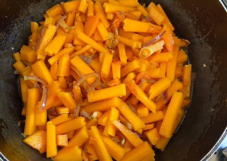 Recipe of Favorite Pumpkin bhaji #cookeverypart