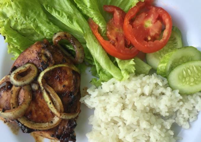 Lunch Defisit Kalori: Ayam Bakar