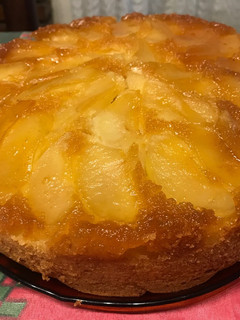 Una foto de Torta Invertida De Manzana