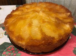 Una foto de Torta Invertida De Manzana