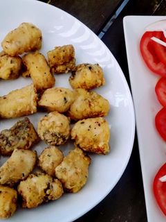 Una foto de Cazón frito en adobo