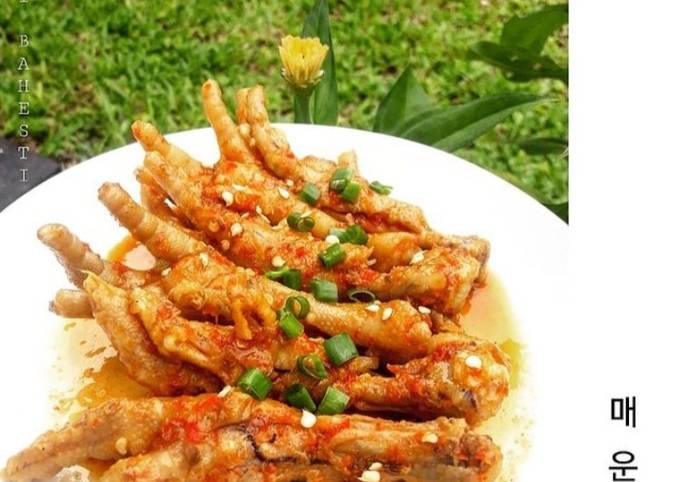 Resep Ceker Ayam Pedas Oleh Leni Bahesti Cookpad