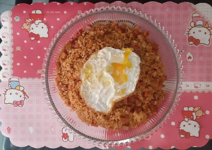 Cara Gampang Membuat Nasi goreng bamboe maling simple Anti Gagal