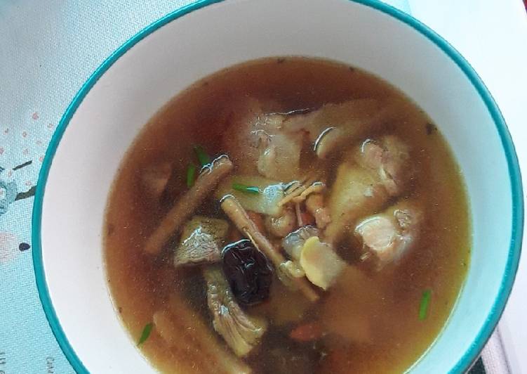 DICOBA@ Resep Sup Ayam Herbal ala China masakan rumahan simple
