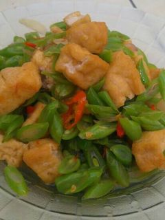 Foto resep Tumis buncis tahu saus tiram