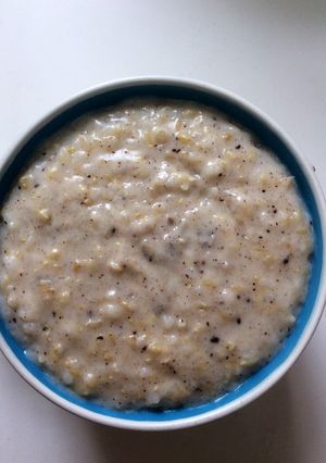 A picture of Brown rice pudding.