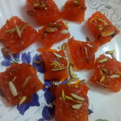 A picture of Bombay special Karachi halwa.