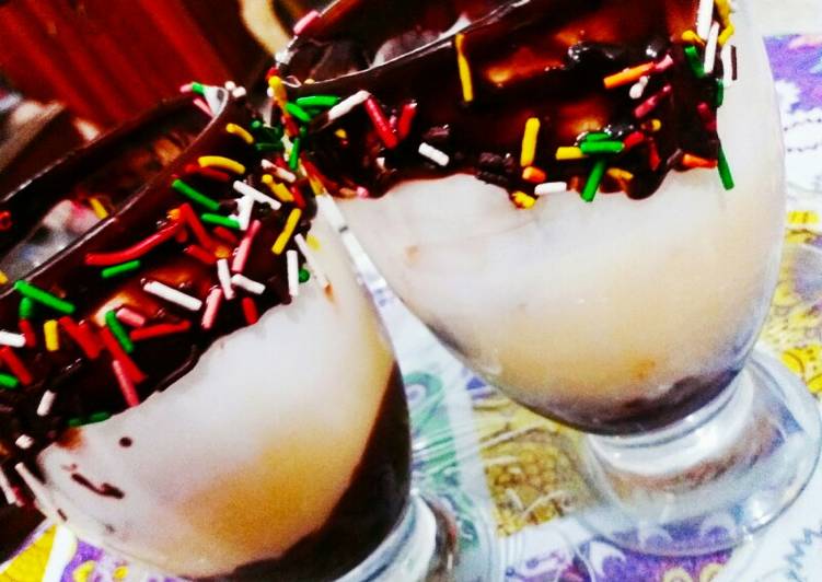 Recipe of Favorite Chocolate custard delight