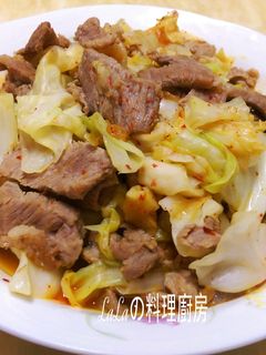 韓式泡菜炒肉 的食譜成品照片