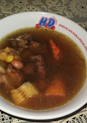 Foto resep Sup iga kacang merahby indah suwarni