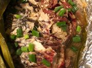 A picture of baked fish