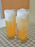 Es Jeruk Peras Es Krim (Orange Float)