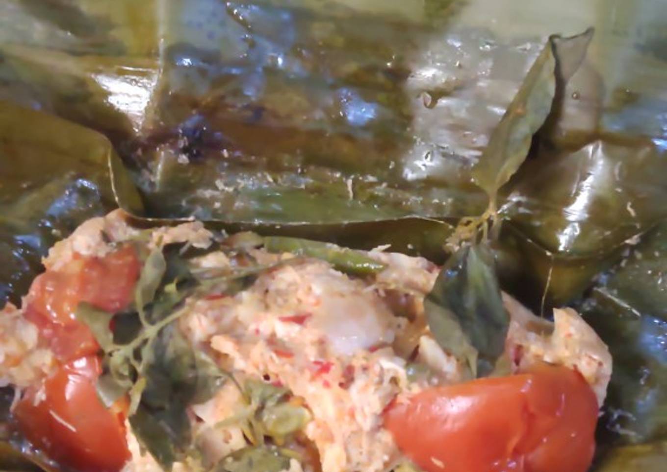 Botok tahu tempe teri lamtoro