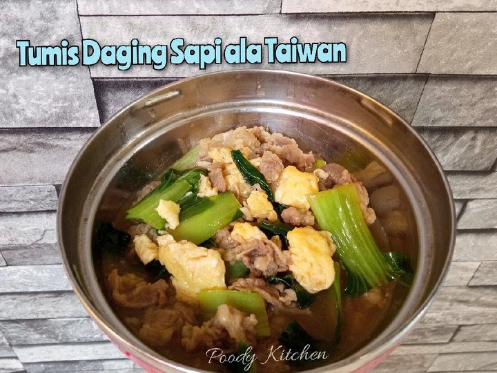 Cara Gampang Menyiapkan Resep Tumis Daging Sapi ala Taiwan yang Enak
